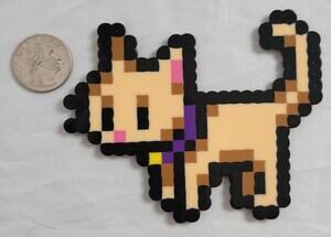 Stardew Valley Cat Perler